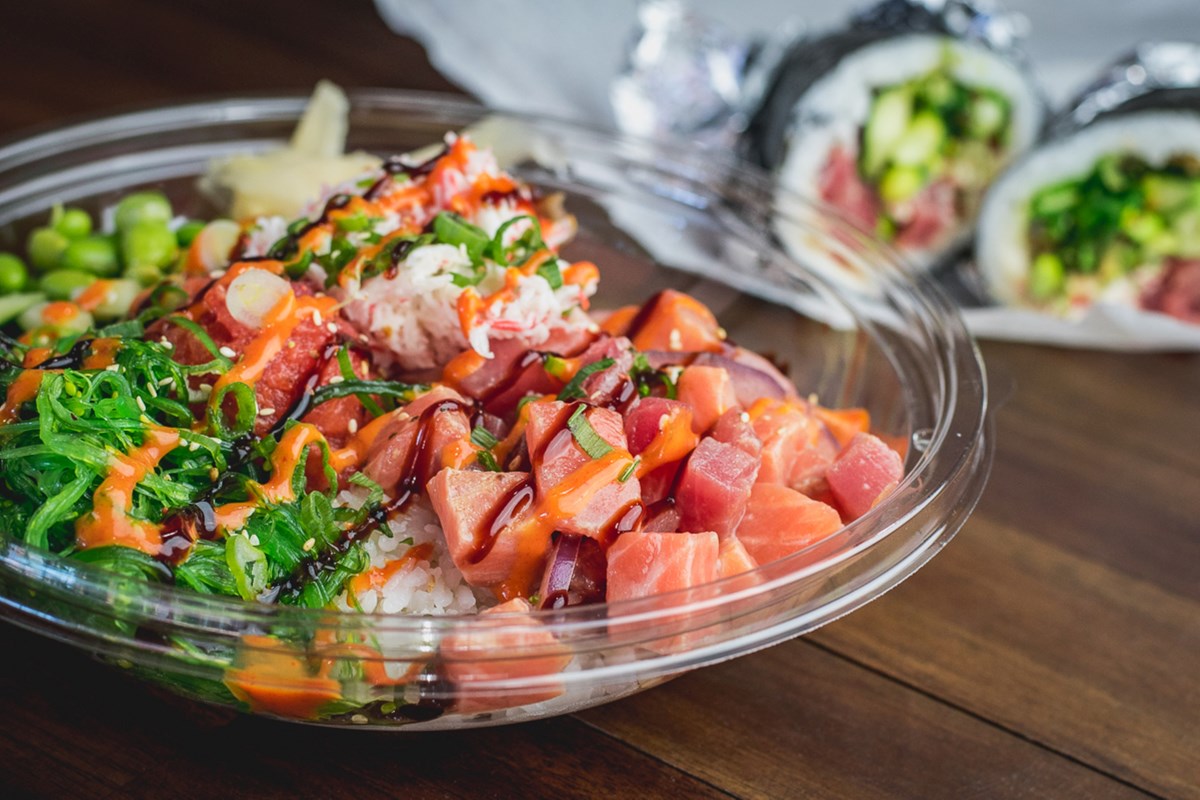 Build your own poke bowl